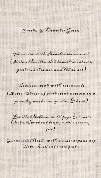 Ticket: A collaboration with Emiko Food & Knowles Green