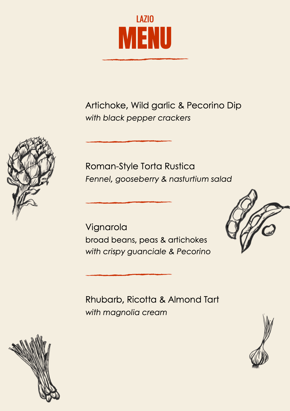 Ticket: At Your Table - Lazio Tasting Evening